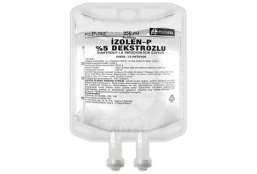 POLIFLEKS IZOLEN-P %5 DEKSTROZ ELEKTROLIT SOLUSYON 250 ML PVC TORBA SETLI