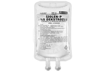 POLIFLEKS IZOLEN-P %5 DEKSTROZ ELEKTROLIT SOLUSYON 500 ML PVC TORBA SETLI