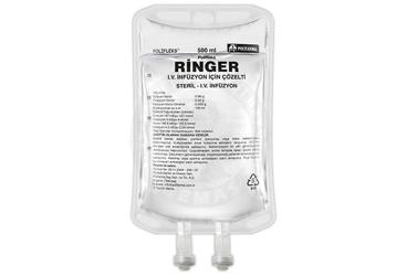 POLIFLEKS RINGER SOLUSYONU 500 ML (PVC) SETSIZ
