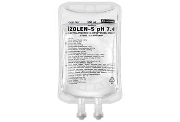 POLIFLEKS IZOLEN-S PH 7.4 ELEKTROLIT IV INFUZYON ICIN COZELTI 500 ML SETLI
