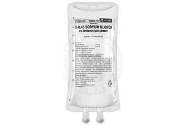 POLIFLEKS %0,45 SODYUM KLORUR IV INFUZYON ICIN COZELTI 1000 ML (SETLI)