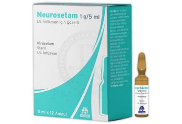 NEUROSETAM 1 G/5 ML IV INFUZYON ICEREN COZELTI  (12 FLAKON)