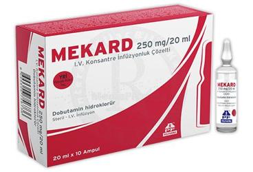 MEKARD 250 MG/20 ML I.V. KONSANTRE INFUZYONLUK COZELTI (10 AMPUL)