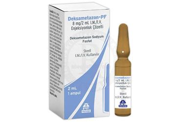 DEKSAMETAZON-PF 8 MG/2 ML I.M./I.V. ENJEKSIYONLUK COZELTI