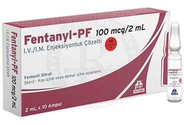 FENTANYL-PF 100 MCG/2 ML I.V./I.M. ENJEKSIYONLUK COZELTI