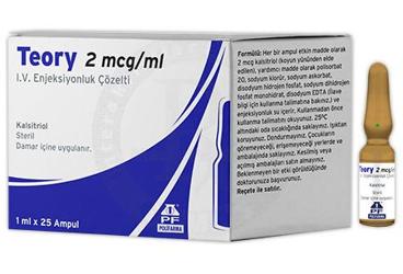 TEORY 2 MCG/ML IV ENJEKSIYONLUK COZELTI