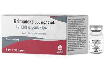 BRIMADEKS 500 MG/5 ML I.V. ENJEKSIYONLUK COZELTI