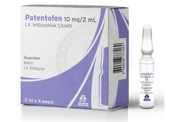 PATENTOFEN 10 MG/2 ML I.V. INFUZYON ICIN COZELTI