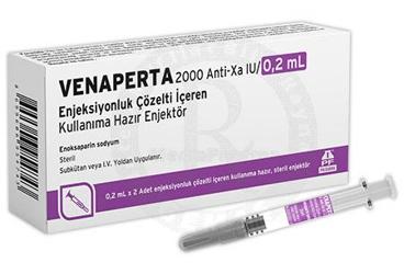 VENAPERTA 2000 ANTI-XA IU/0,2 ML ENJEKSIYONLUK COZELTI ICEREN KULLANIMA HAZIR ENJEKTOR (2 adet)