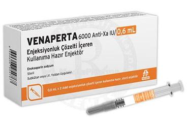 VENAPERTA 6000 ANTI-XA IU/0,6 ML ENJEKSIYONLUK COZELTI ICEREN KULLANIMA HAZIR ENJEKTOR (2 adet)