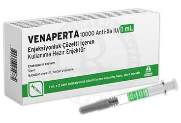 VENAPERTA 10000 ANTI-XA IU/1 ML ENJEKSIYONLUK COZELTI ICEREN KULLANIMA HAZIR ENJEKTOR (2 adet)