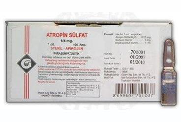 ATROPIN SULFAT 1/4MG 1 ML 100 AMPUL