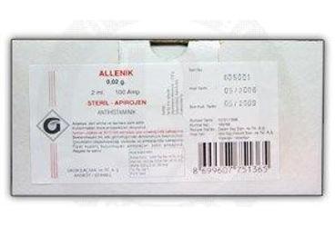 ALLENIK 20 MG 2 ML 100 AMPUL
