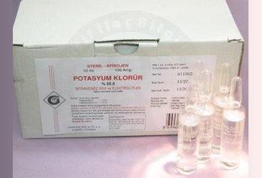 POTASYUM CHL % 22,5  10 ML 100 AMPUL