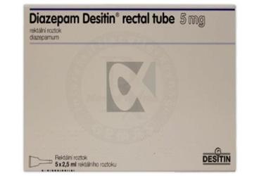DIAZEPAM DESITIN 5 MG / 2.5 ML REKTAL COZELTI