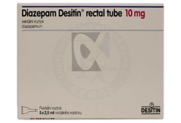 DIAZEPAM DESITIN 10 MG / 2.5 ML REKTAL COZELTI