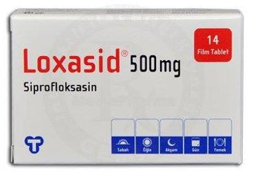 LOXASID 500 MG 14 FILM TABLET