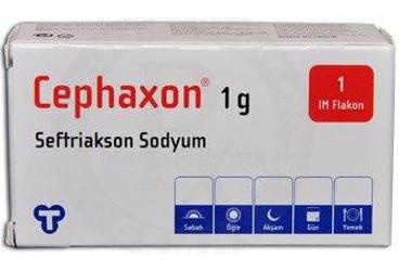 CEPHAXON 1 G IM ENJEKSIYONLUK COZELTI HAZIRLAMAK ICIN TOZ VE COZUCU