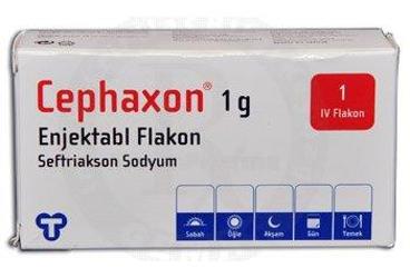 CEPHAXON 1 G IV ENJEKSIYONLUK COZELTI HAZIRLAMAK ICIN TOZ VE COZUCU