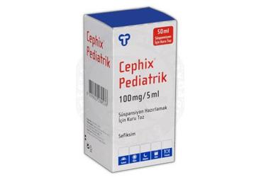 CEPHIX PEDIATRIK SUSPANSIYON HAZ. ICIN KURU TOZ 100 MG/5 ML (50 ML)