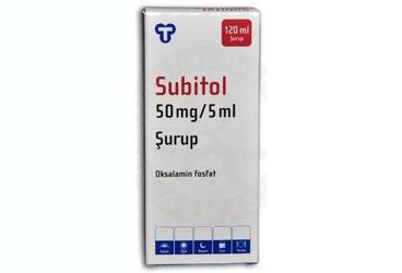 SUBITOL 50 MG / 5 ML SURUP (120 ML)
