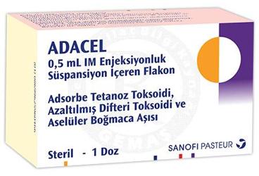 ADACEL 0,5 ML IM ENJ. ICIN SUS. ICEREN FLAKON