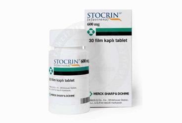 STOCRIN 600 MG 30 FILM TABLET