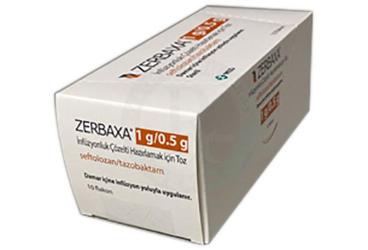 ZERBAXA 1G/0,5G INF. KONS. COZ. HAZIRLAMAK ICIN TOZ ICEREN 10 FLAKON
