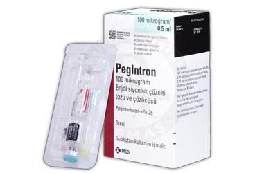 PEGINTRON 100 MCG ENJEKSIYONLUK COZELTI TOZU VE COZUCUSU 4 FLAKON