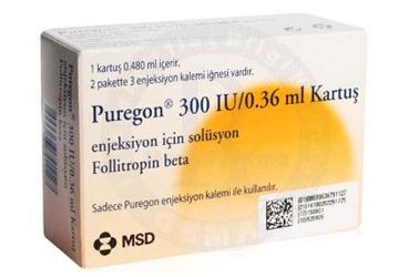 PUREGON 300 IU/ 0.36 ML S.C. ENJ. ICIN SOL. ICEREN 1 KARTUS