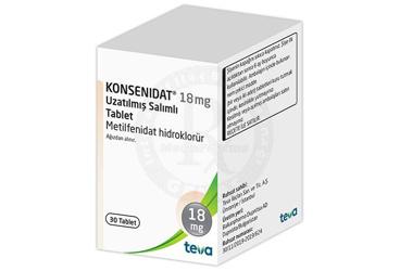 KONSENIDAT 18 MG UZATILMIS SALIMLI TABLET (30 TABLET)