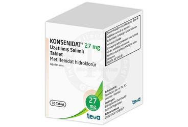 KONSENIDAT 27 MG UZATILMIS SALIMLI TABLET (30 TABLET)