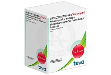 BUDECORT STERI-NEB 0,5 MG/2 ML NEBULIZASYON ICIN INHALASYON SUSPANSIYONU ICEREN TEK DOZLUK 20 AMPUL