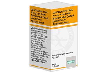 LEUCOVORIN-TEVA  50 MG 1 FLAKON