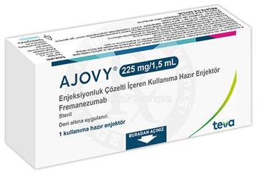 AJOVY 225 MG/1,5 ML ENJEKSIYONLUK COZELTI ICEREN KULLANIMA HAZIR ENJEKTOR (1 ENJEKTOR)