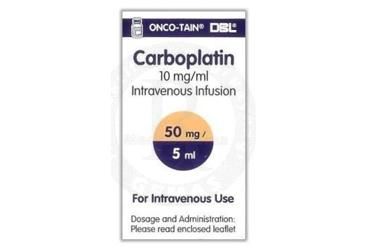 CARBOPLATIN DBL ENJ. SOL. 50 MG/5 ML 1 FLAKON