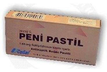 PENIPASTIL  1,66 MG 20 PASTIL