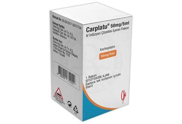 CARPLATU 50 MG/5 ML I.V. INFUZYON COZELTISI ICEREN FLAKON