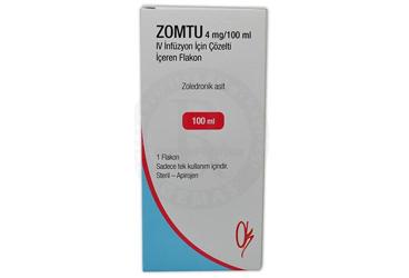 ZOMTU 4 MG/100 ML IV INFUZYON ICIN COZELTI ICEREN FLAKON