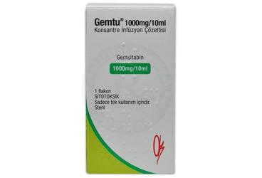 GEMTU 1000 MG/10 ML ENJEKSIYONLUK SOLUSYON  1FLAKON