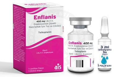 ENFLANIS 400 MG IM/IV ENJEKSIYONLUK COZELTI HAZIRLAMAK ICIN TOZ VE COZUCU (1 FLAKON+1 COZUCU AMPUL)