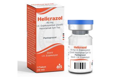 HELICRAZOL 40 MG I.V. ENJEKSIYONLUK COZELTI HAZIRLAMAK ICIN TOZ