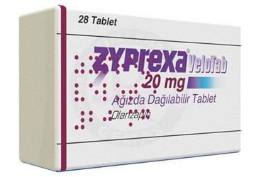 ZYPREXA VELOTAB 20 MG 28 AGIZDA DAGILABILIR TABLET