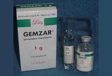 GEMZAR 1 GR IV ENJEKTABL FLAKON