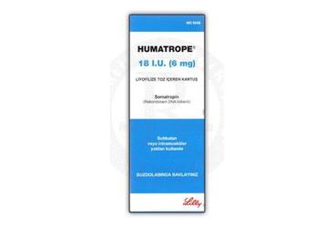 HUMATROPE 18 IU (6 MG) LIYOFILIZE TOZ ICEREN KARTUS