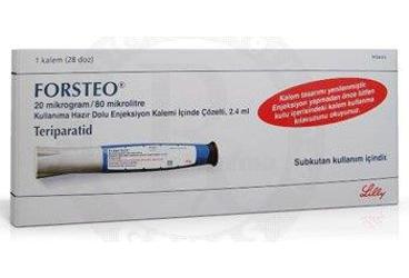 FORSTEO 20 MCG/80 MCL KULLANIMA HAZIR DOLU ENJ. KALEMI ICINDE COZELTI 2,4 ML