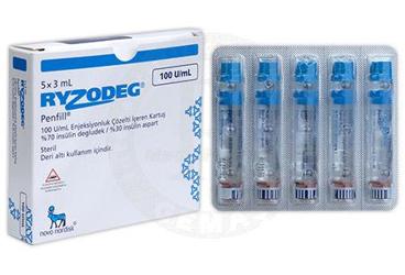 RYZODEG PENFILL 100 U/ML ENJEKSIYONLUK COZELTI ICEREN KARTUS (5 KARTUS)