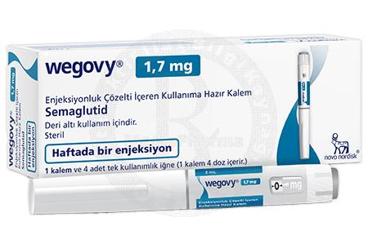 WEGOVY 1,7 MG ENJEKSIYONLUK COZELTI IÇEREN KULLANIMA HAZIR KALEM (1 KALEM)