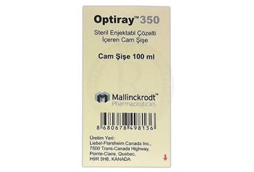 OPTIRAY 350 MG/ML ENJEKSIYONLUK COZELTI ICEREN CAM SISE 100 ML 1SISE