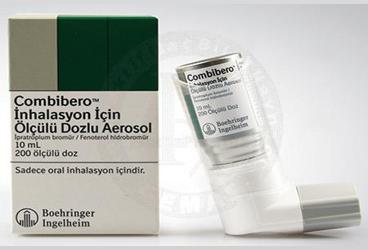 COMBIBERO INHALASYON ICIN OLCULU DOZLU AEROSOL 200 DOZ